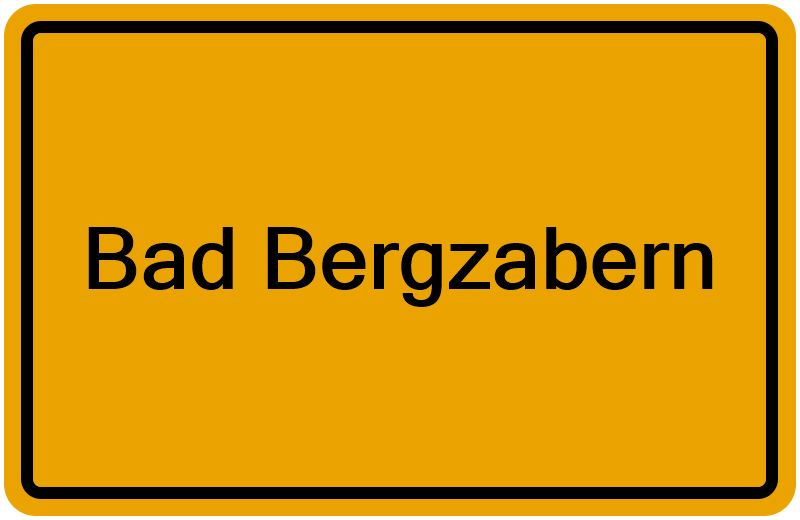 Handelsregisterauszug Bad Bergzabern